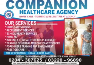 COMPANION HEALTH CARE AGENCY LTD